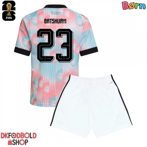 Belgien Michy Batshuayi #23 Udebanesæt Børn VM 2026 Kort ærmer (+ korte bukser)